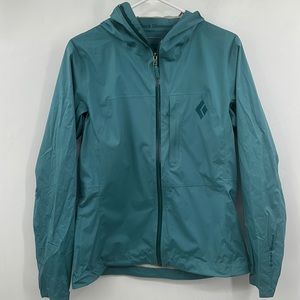 Black Diamond Fineline Stretch Rain Shell Jacket Blue Women’s Size Medium